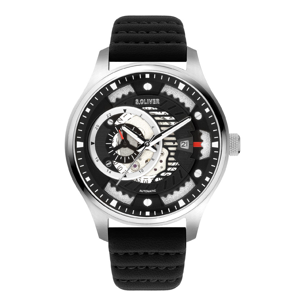 s.Oliver SO-3941-LA Herrenuhr Automatik